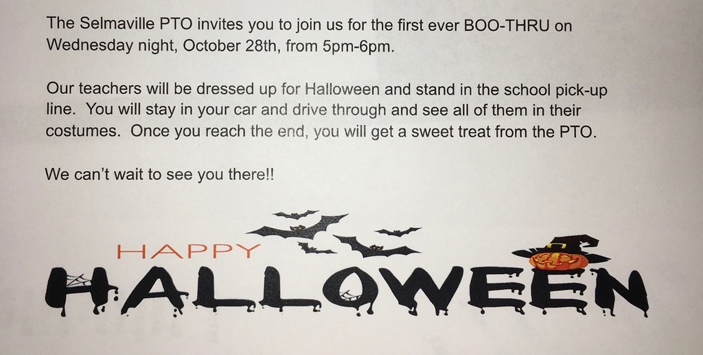 Boo Thru event